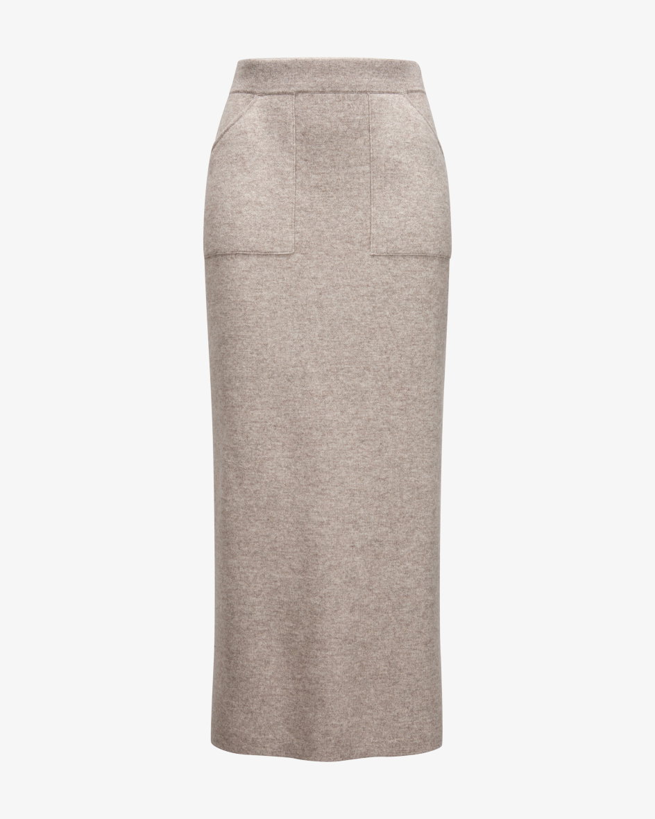 Rock aus Schurwolle und Cashmere