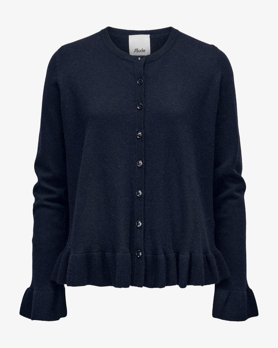 Strickjacke aus Schurwolle und Cashmere