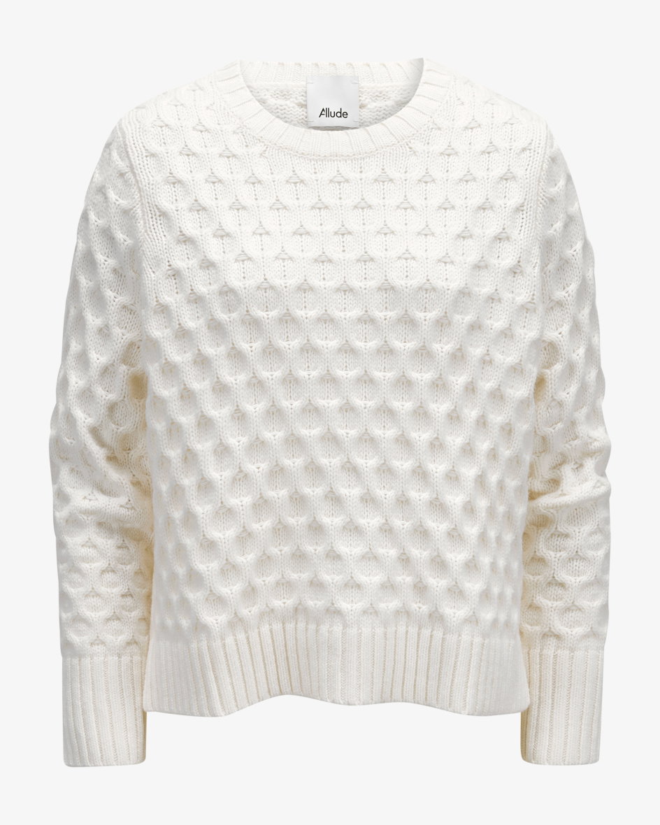 Pullover aus Schurwolle und Cashmere