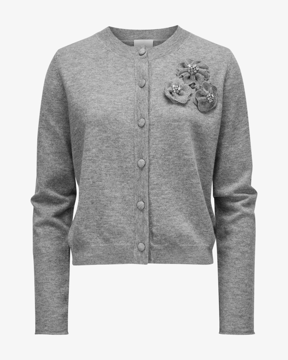 Strickjacke aus Schurwolle und Cashmere