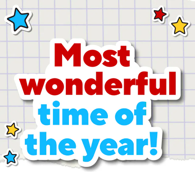 Most wonderful time of the year!
