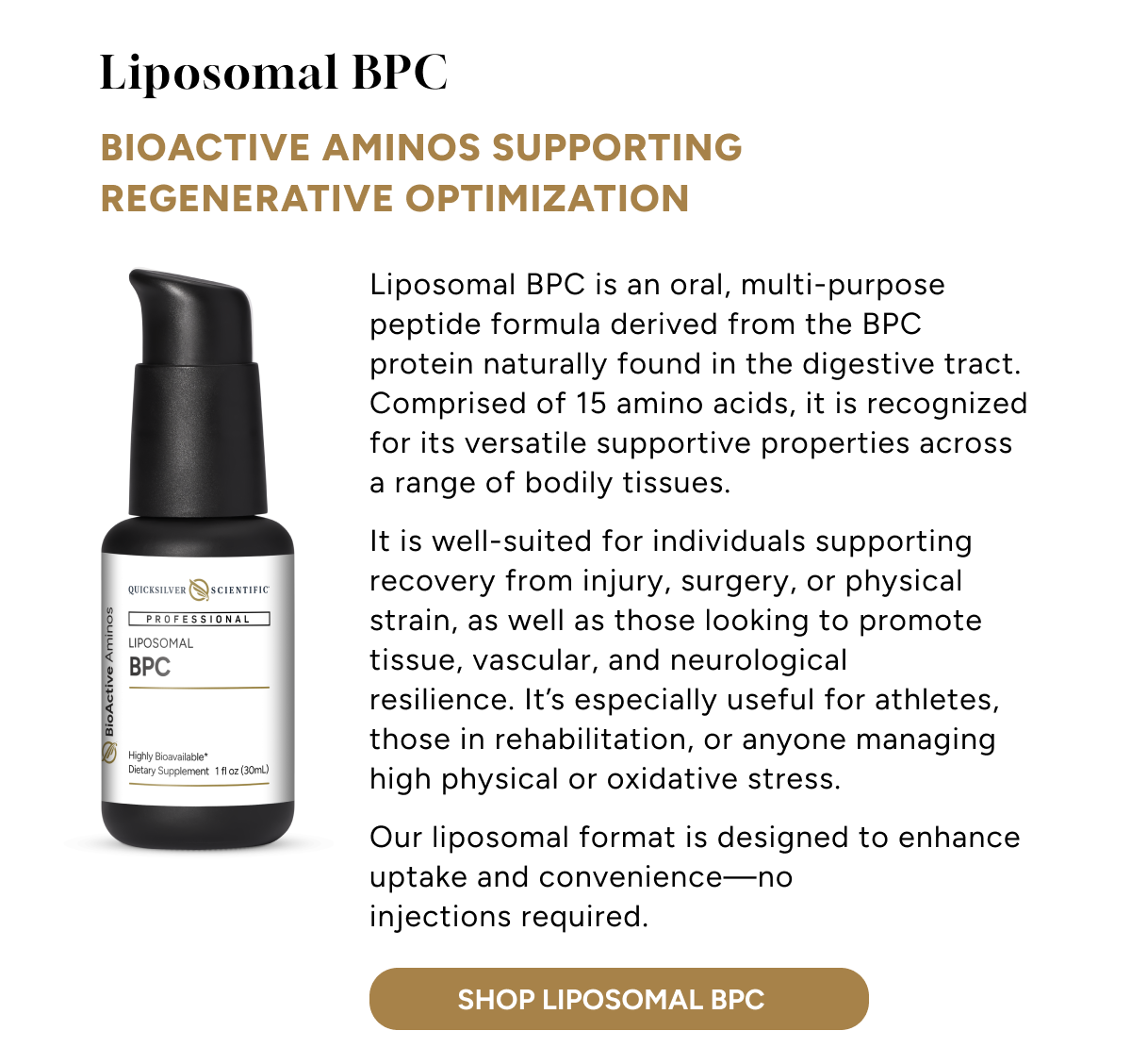 Shop Liposomal BPC on our new peptide site