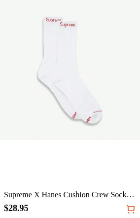 Supreme X Hanes Cushion Crew Socks...
