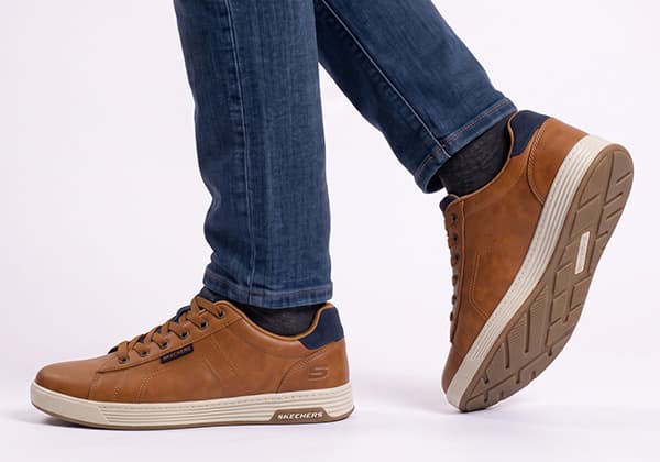 Skechers Mens Cavell Hensley Comfortable Lace Up Casual Shoes
