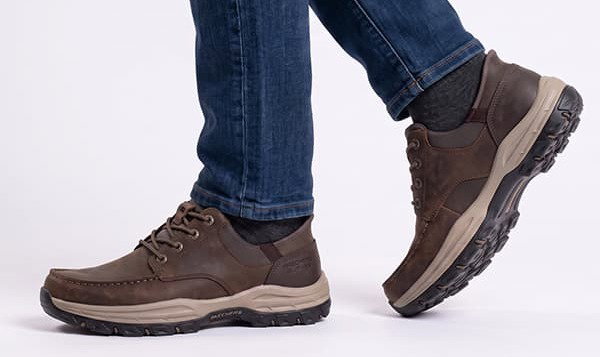 Skechers Mens Slip Ins Relaxed Fit Knowlson Emilio Leather Shoes