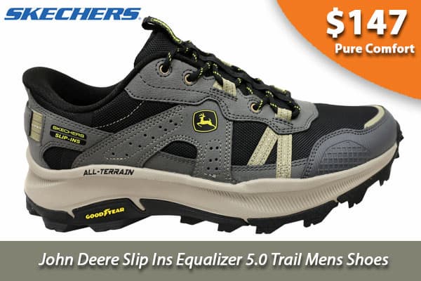 Skechers x John Deere Slip Ins Equalizer 5.0 Trail Mens Shoes