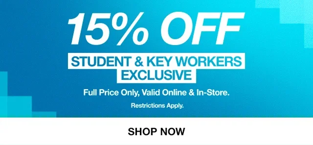 !5% off students and 
