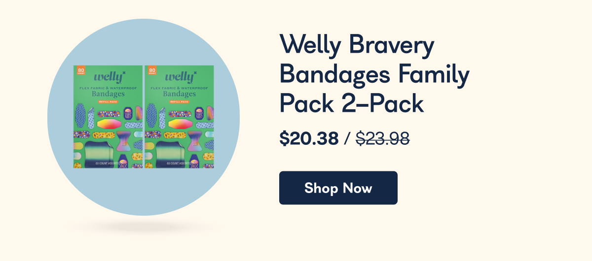 Welly Bravery Bandages Family Pack 2-Pack