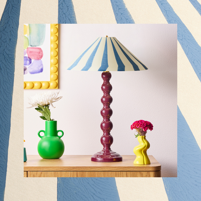 extreme empire shade in french blue marquee hand painted card