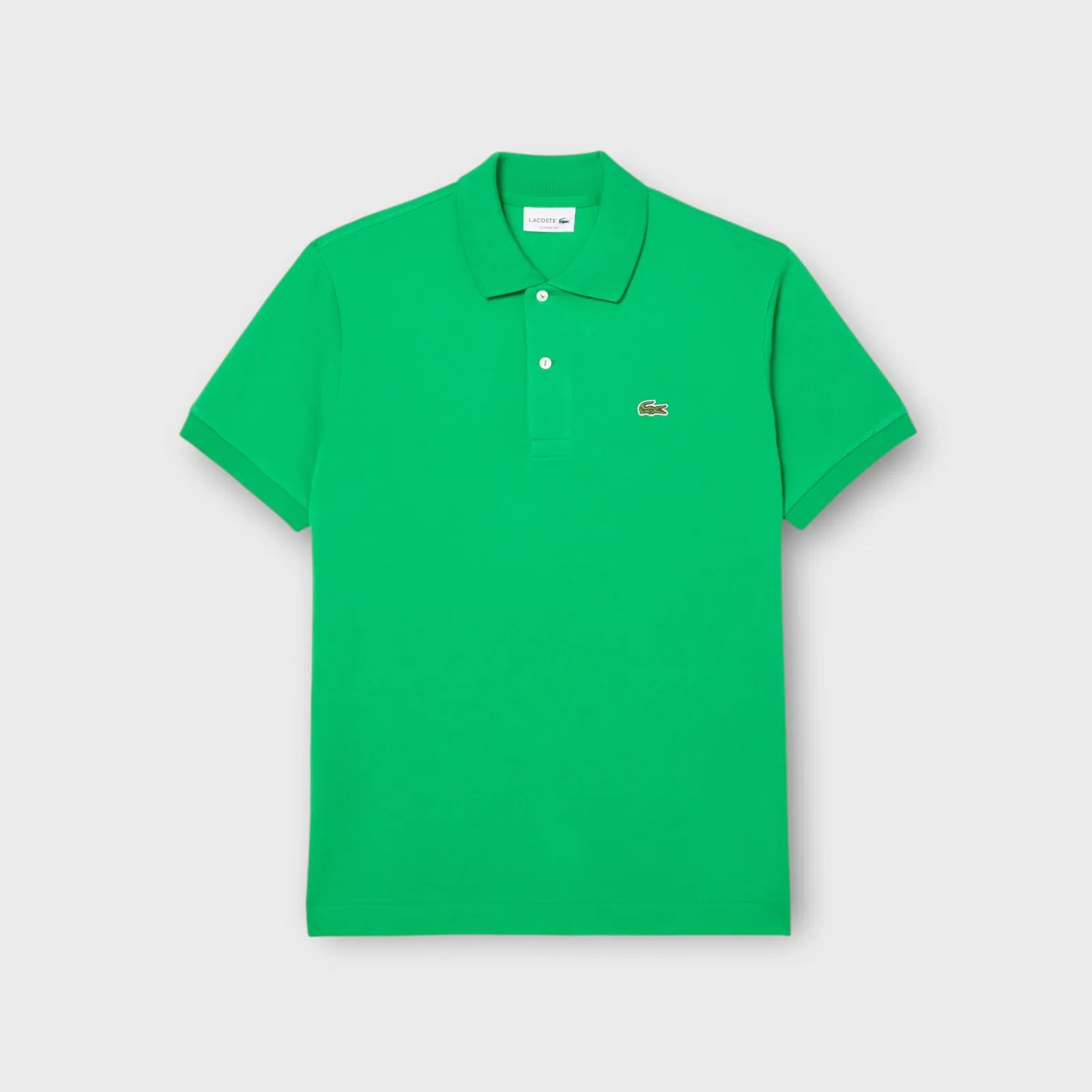 Image of Lacoste Ripped Collar SS Polo I Calathea