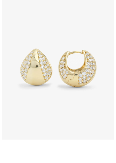Norah Split Pavé Earrings