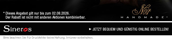 Gefährlich heiße Outfits mit 25% Rabatt – Noir Handmade bei SinEros.de