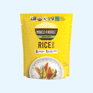 Konjac Rice — pack and bowl