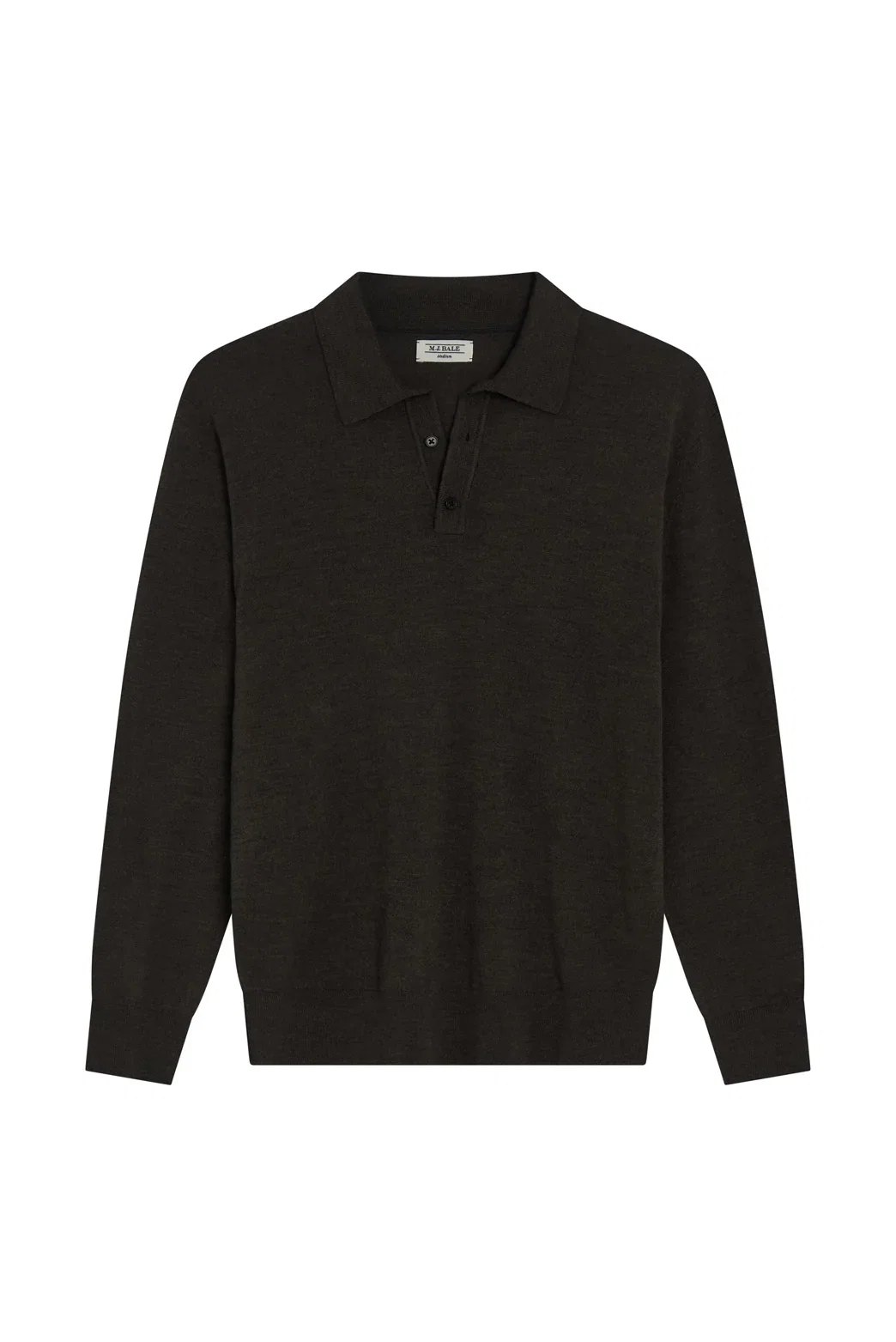 Image of FRASER MERINO POLO KNIT