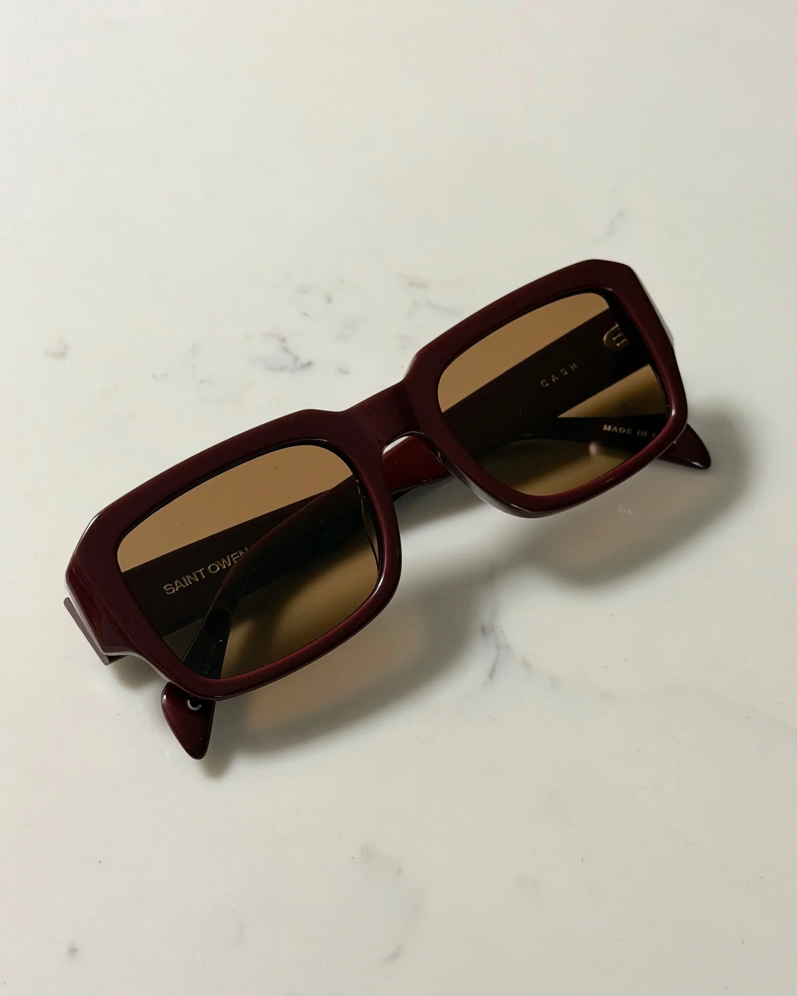 Image of CASH maroon | brown