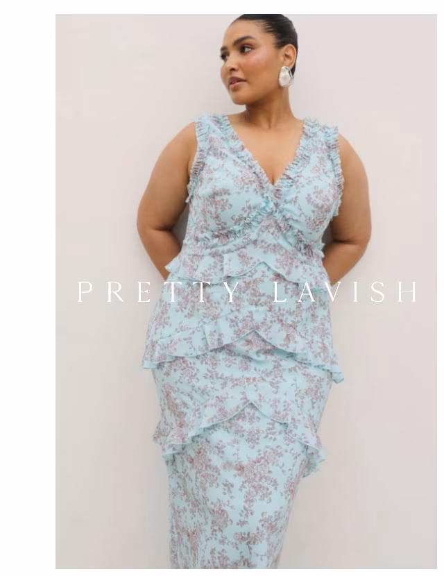 Floral dress from Pretty Lavish
