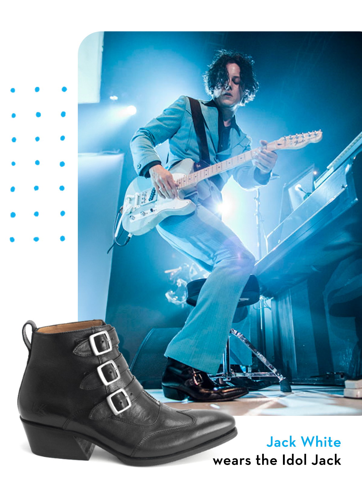Jack White wears the Idol Jack