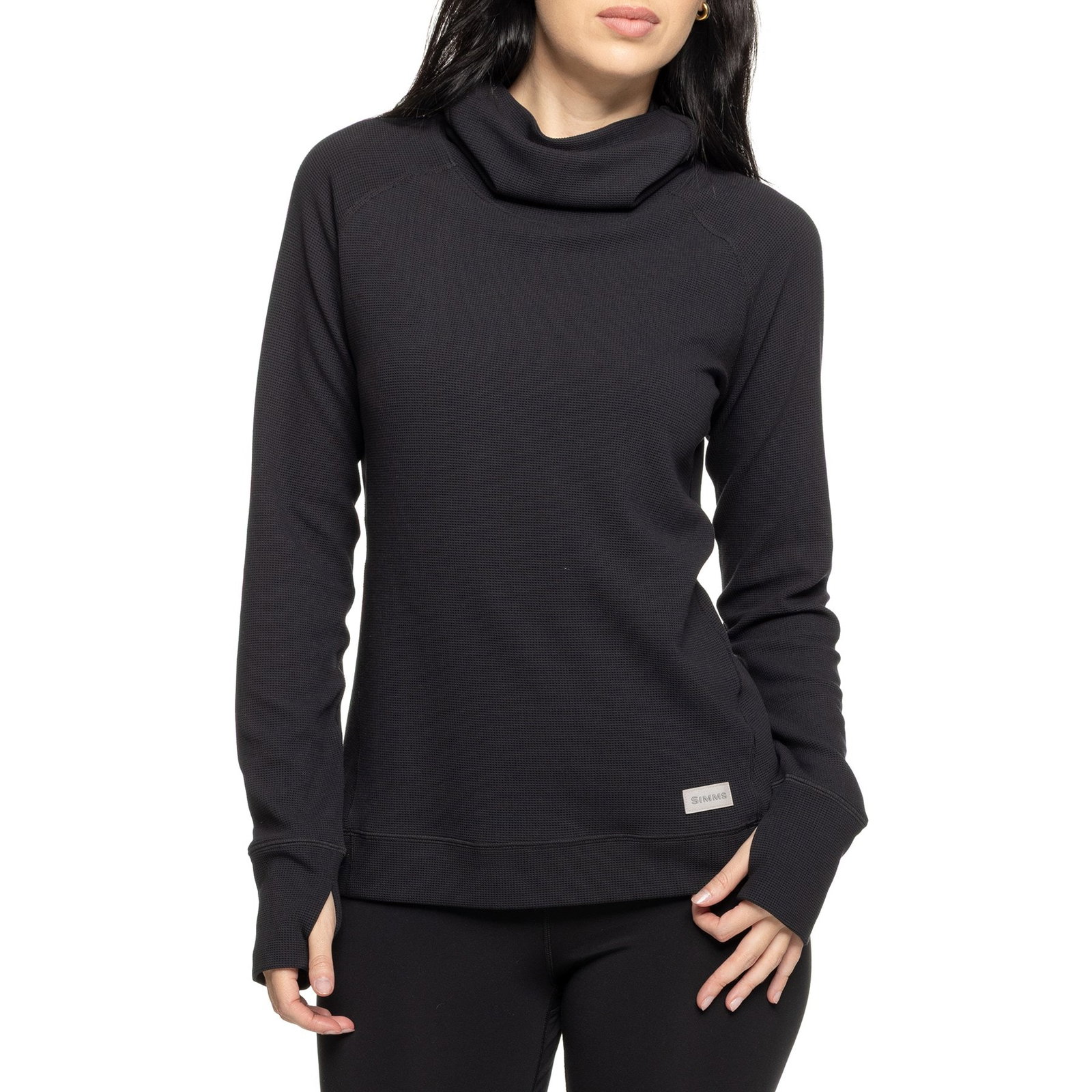 Simms Highline Hoodie for Women | Black | Size Large | Stretchy Fabric
