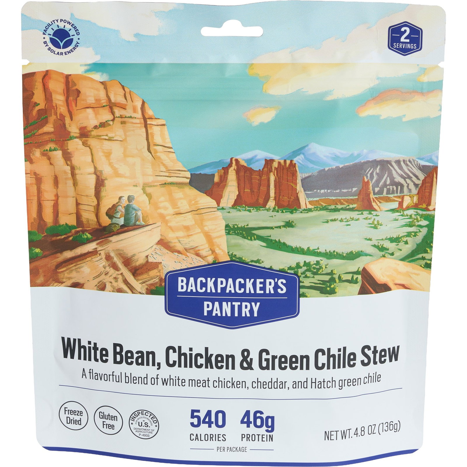 Backpacker's Pantry White Bean, Chicken and Green Chile Stew