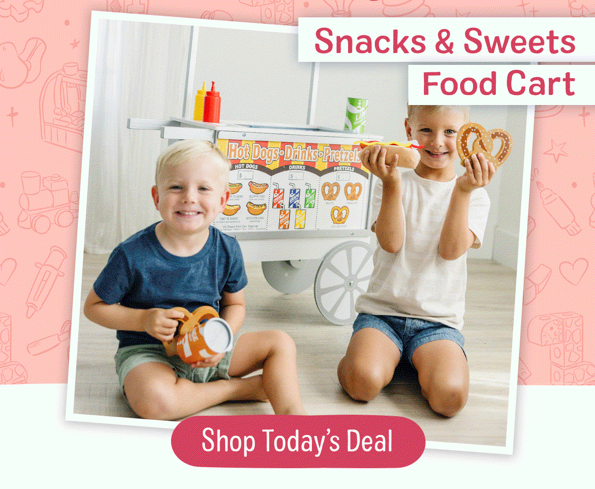 Snacks & sweets food cart - Shop Today's Deal