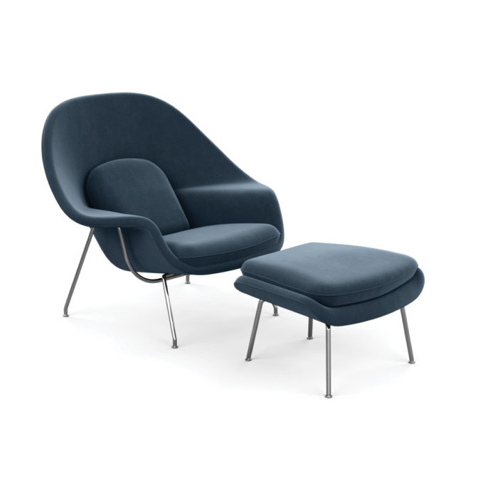 Womb Chair and Ottoman