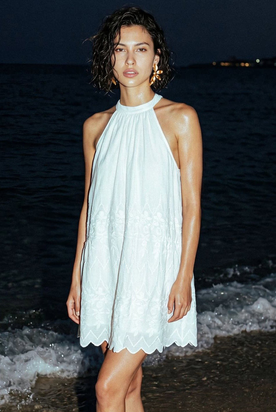 Astrid dress in ecru