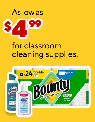 The most wonderful time of the year
As low as $2.99 for trending school supplies
As low as $4.99 for classroom cleaning supplies
As low as $249.99 for laptops
$29.99 Staples TECH wireless keyboard and mouse