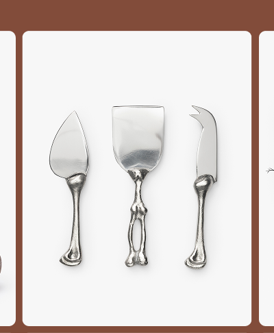Skeleton Cheese Knives (Set of 3)