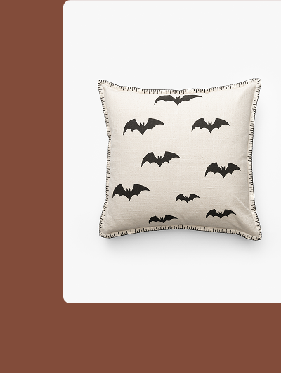 Halloween Bats Pillow