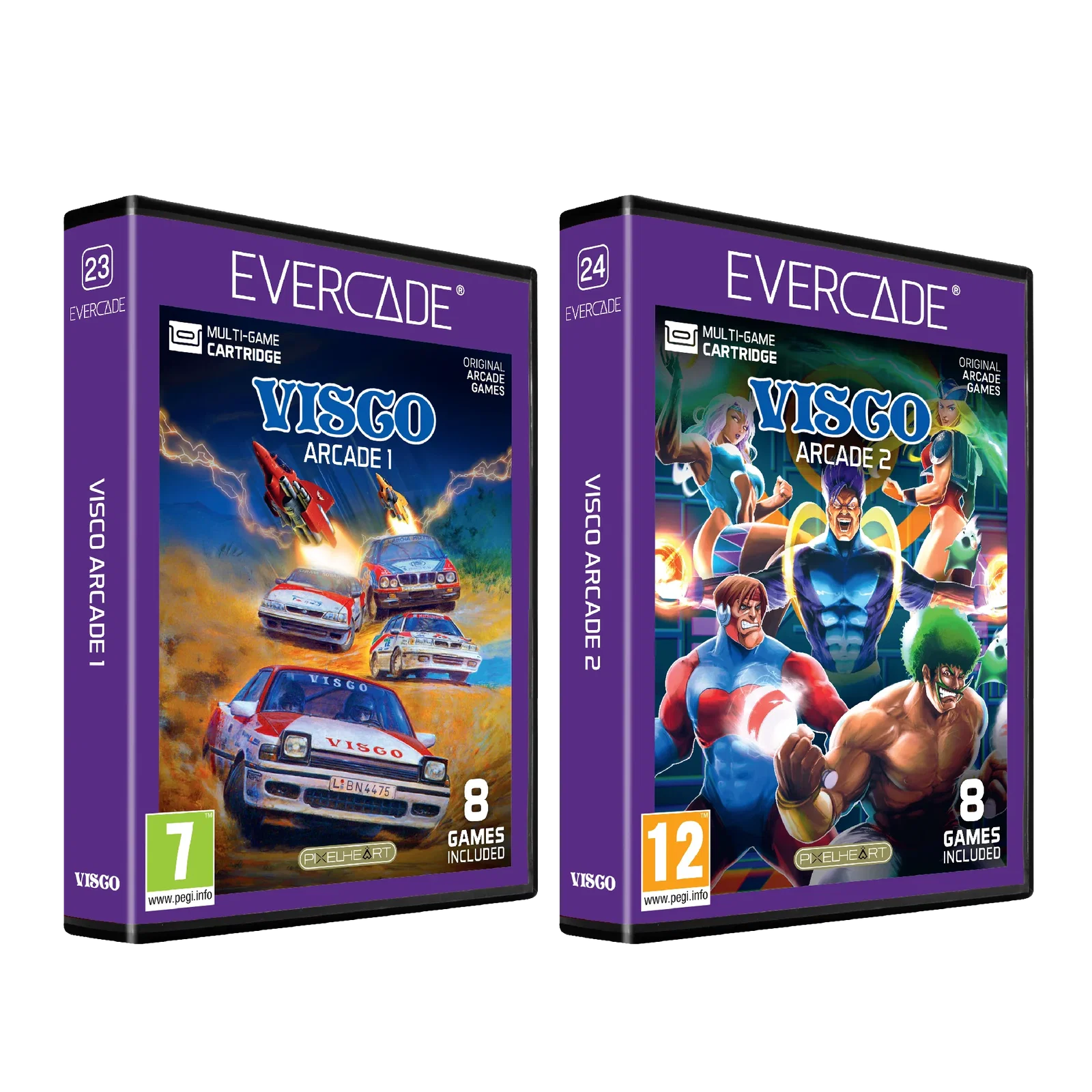 Image of Evercade Double Pack: Visco Arcade 1  + Visco Arcade 2