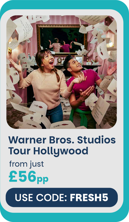 5% Off Warner Bros. Studios Tour Hollywood Tickets