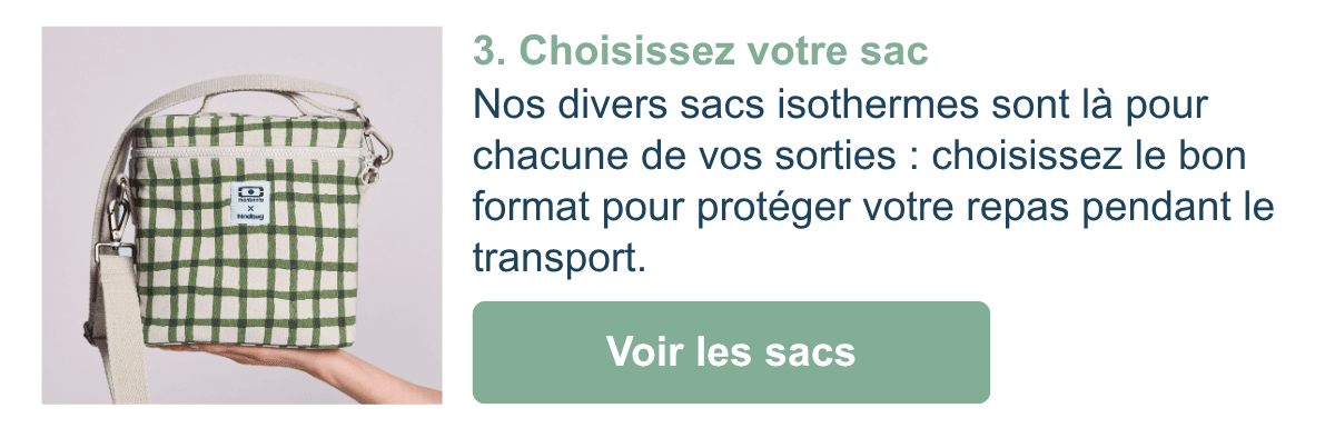 image avec un sac isotherme
