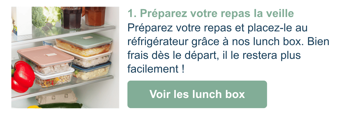 Image avec lunch box en verre