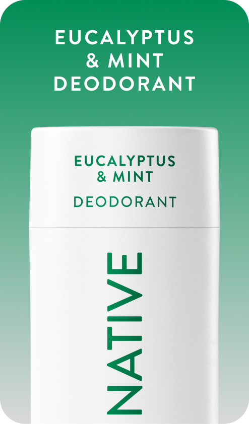 Eucalyptus and mint deodorant