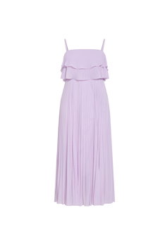 Shop the Aida Ruffle Pleat Maxi Dress