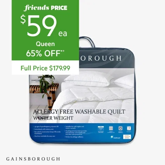 Gainsborough Allergy Free Winter Weight Quilt