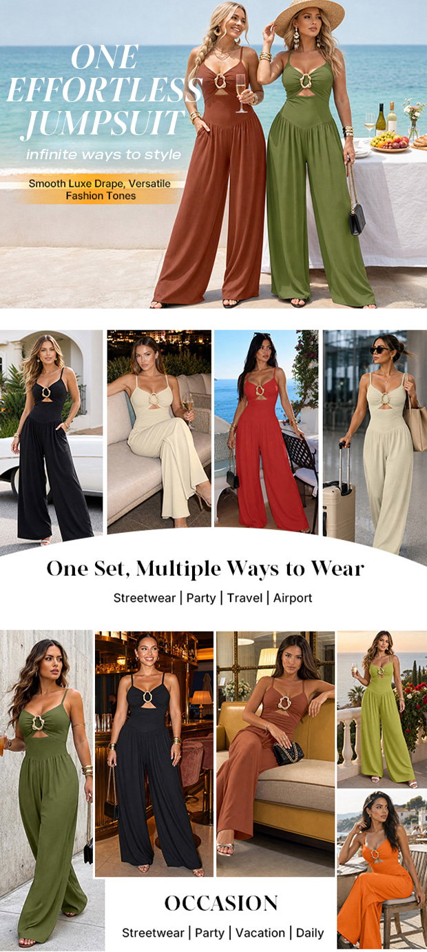 One effortless jumpsuit, infinite ways to style