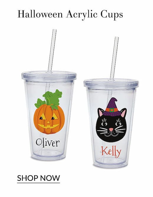 Halloween acrylic cups