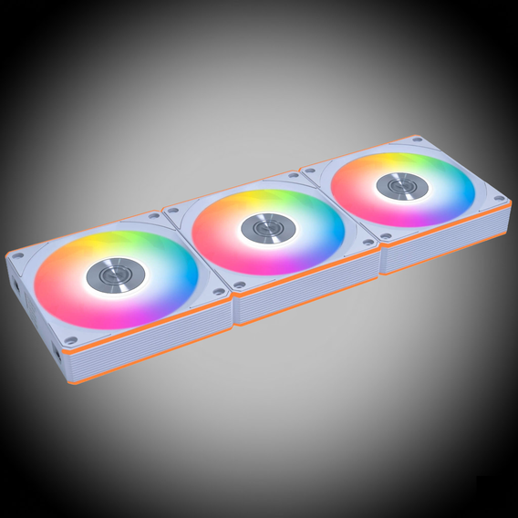 Lian Li UNI FAN CL FLEX Wireless PWM-Lüfter, ARGB - 120mm, weiß, 3er-Pack mit Controller