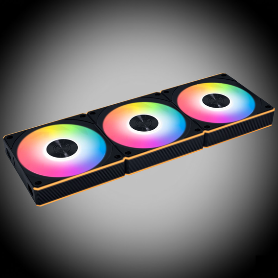 Lian Li UNI FAN CL FLEX Wireless PWM-Lüfter, ARGB - 120mm, schwarz, 3er-Pack mit Controller