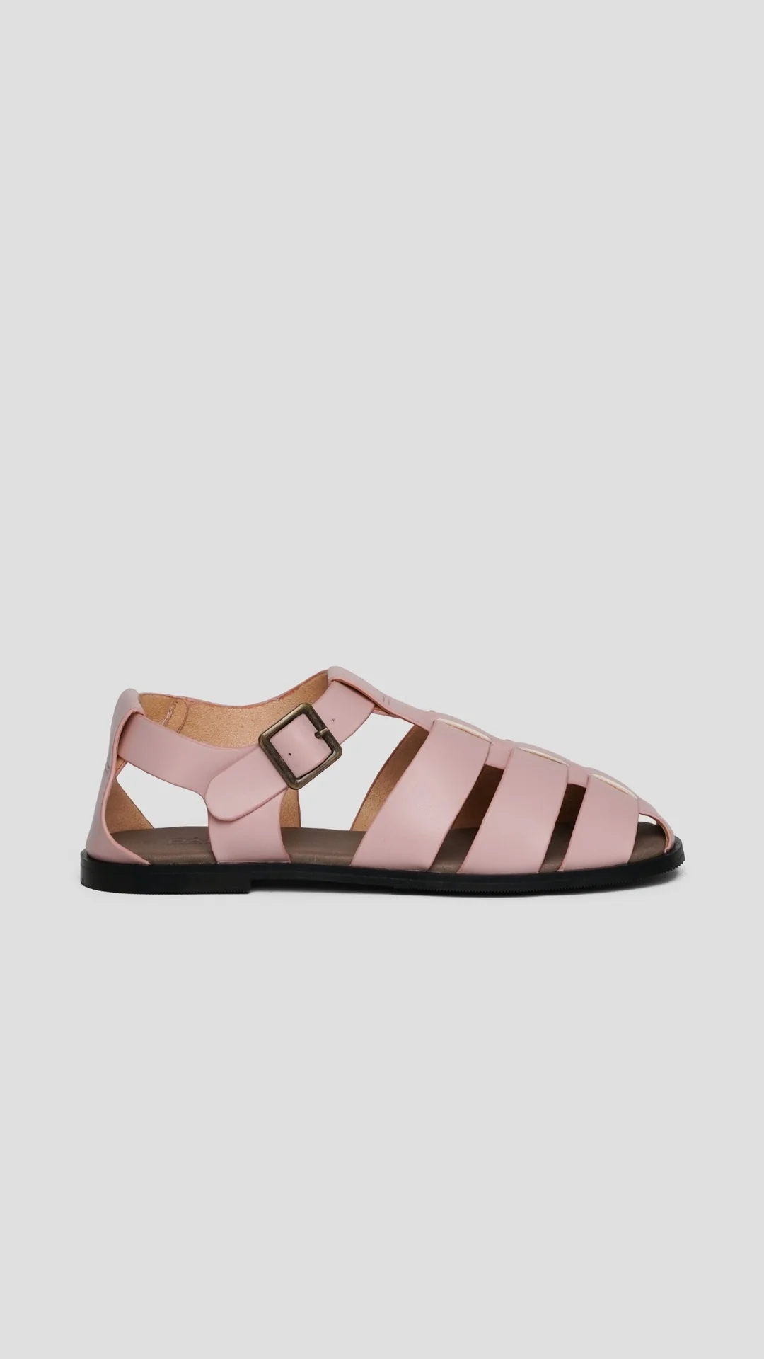 Sandal Fisher Microfiber Napa Rose Smoke