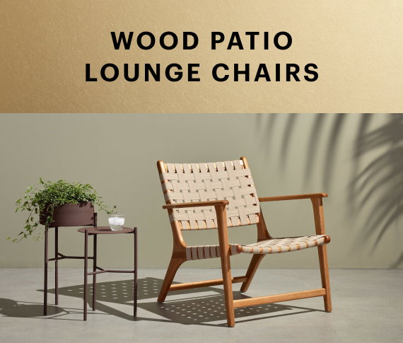 Wood Patio Lounge Chairs