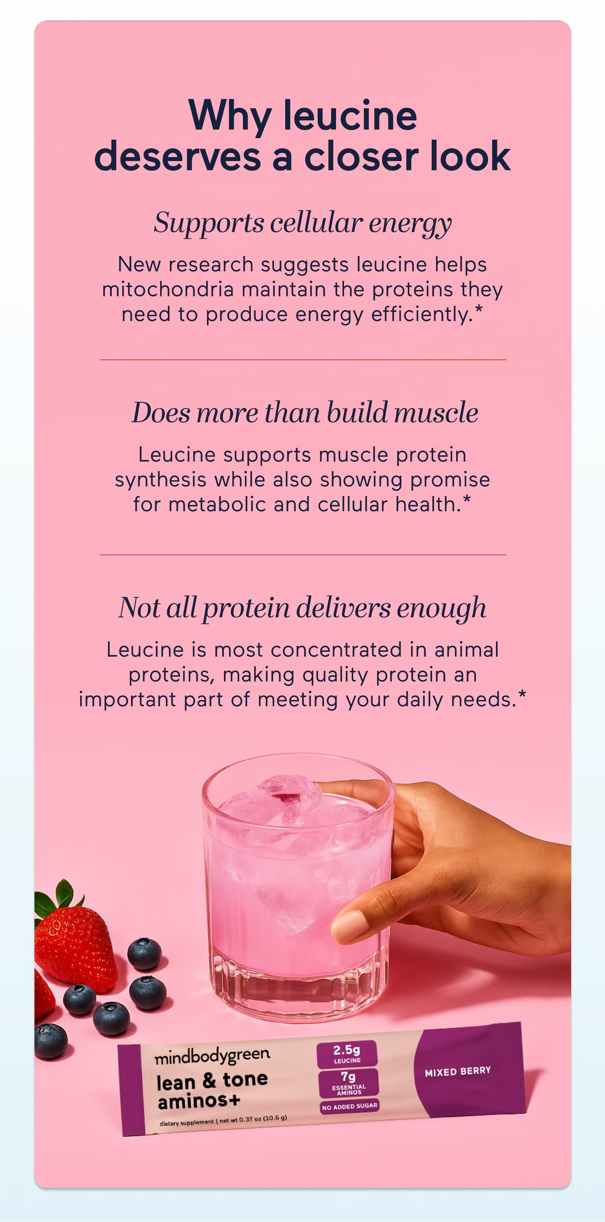 why leucine deserves a closer look