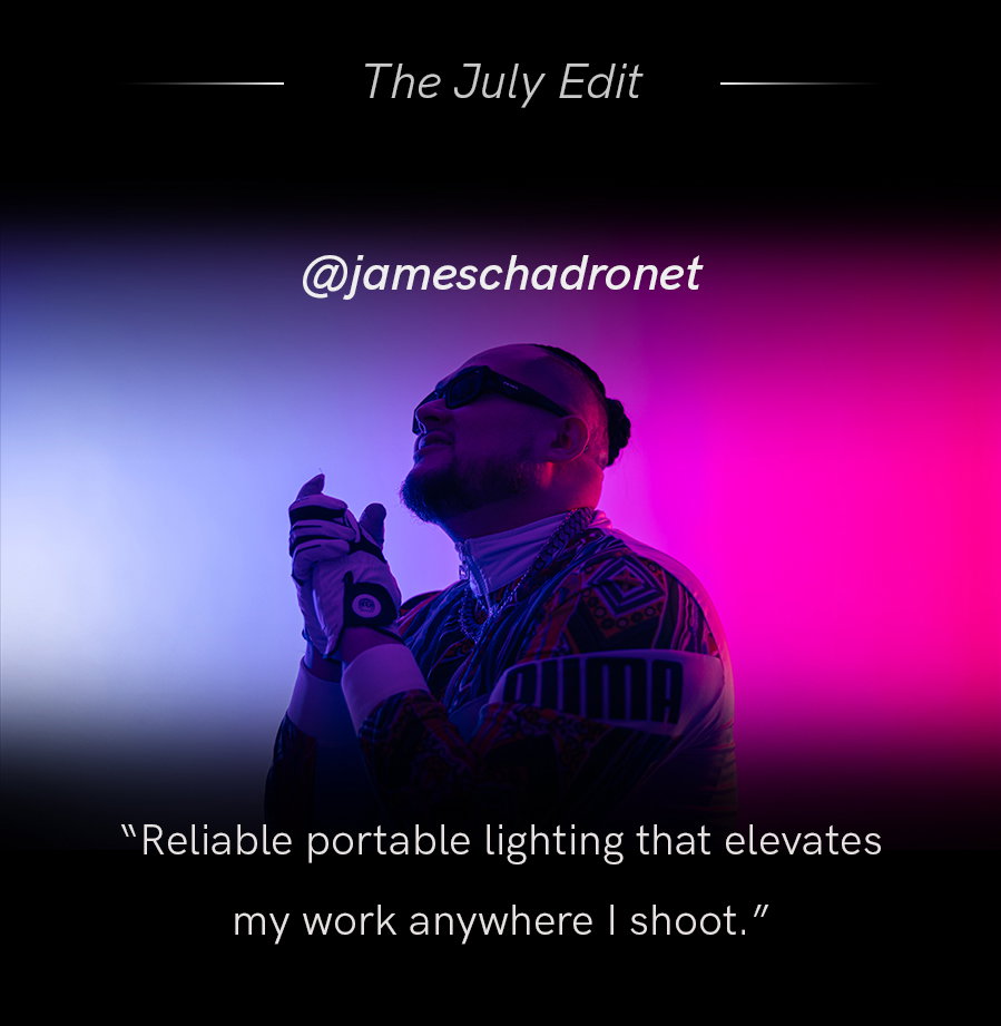 “Reliable portable lighting that elevates my work anywhere I shoot.”