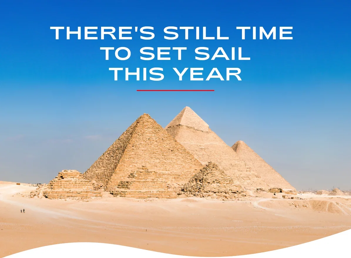There's still time to set sail this year - click to find out more