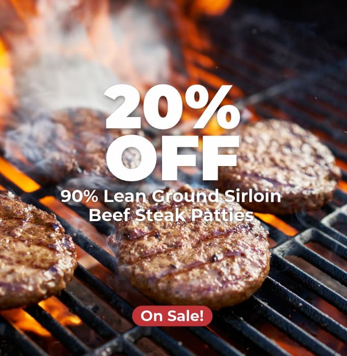 Ground Steak Patties SALE