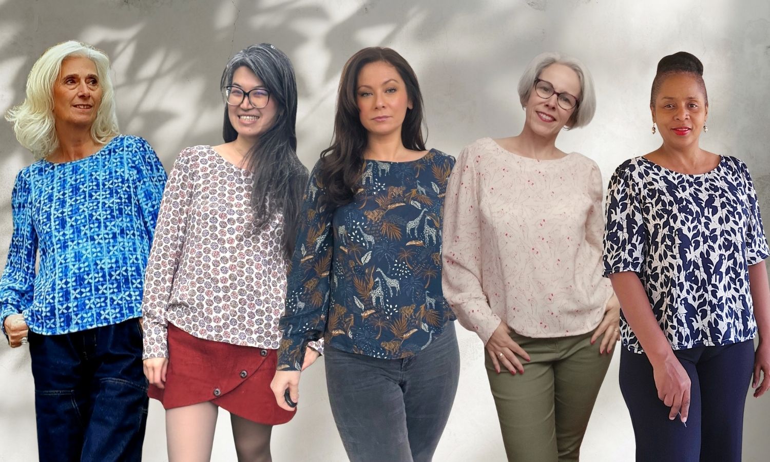 Sew the Cicadella Blouse in Exclusive Linen Look Viscose
