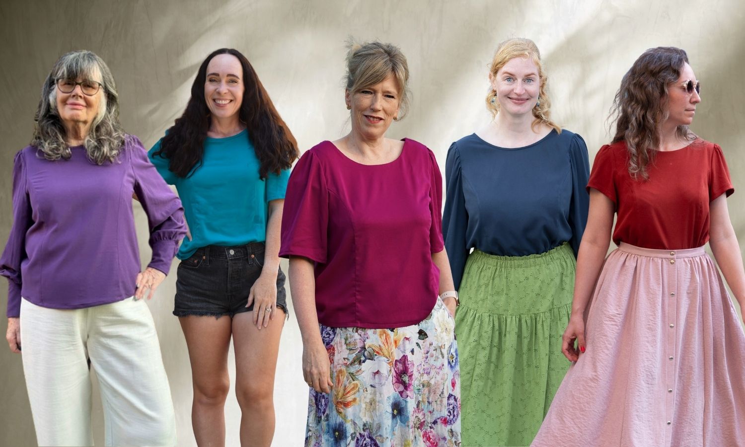 Sew the Cicadella Blouse in Core Range Stretch Viscose Twill