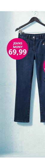 Jeans Mony, smal toelopende pijp, ritszakken
