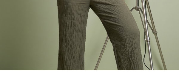 7/8-broek Ruby, voorgevormde knieën, rechte pijpen, elastische tailleband
